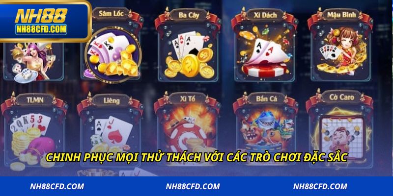 Chinh phục mọi thử thách với các trò chơi đặc sắc